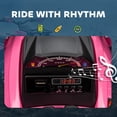 thumbnail image 6 of Aosom Kids ATV, 12V 4 Wheeler Ride on Quad Car Toy with Music, Headlights, Battery Powered Electric Vehicle for Boys and Girls, Pink, 6 of 10