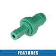 thumbnail image 4 of Grommet de Válvula PCV de Unique Bargains, Accesorios de Ventilación Positiva del Cárter No.1220423011 para Toyota Yaris Verde, 4 of 6