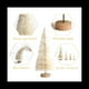 thumbnail image 2 of Mini Decoraciones para áRboles de Navidad, Cepillos para , áRboles, Decoraciones de Mesa de Navidad, áRboles de Navidad Artificiales en Miniatura, 2 of 5