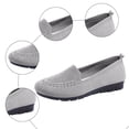 thumbnail image 5 of Dakaela Women's Mesh Flats Shoes Breathable Summer Casual Slip on Loafers Comfortable Ballet Walking Shoes with Rubber Sole Size 6-10, 5 of 6