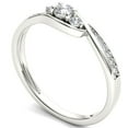 thumbnail image 2 of 1/5 Carat T.W. Diamond Bypass Three-Stone 10kt White Gold Engagement Ring, 2 of 5