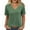 Womens Fall Clothes Green, variant on Womens Wave V Neck T Shirts, Short Sleeve Shirts for Women Summer Casual Loose Fit Solid Color Tees Tops