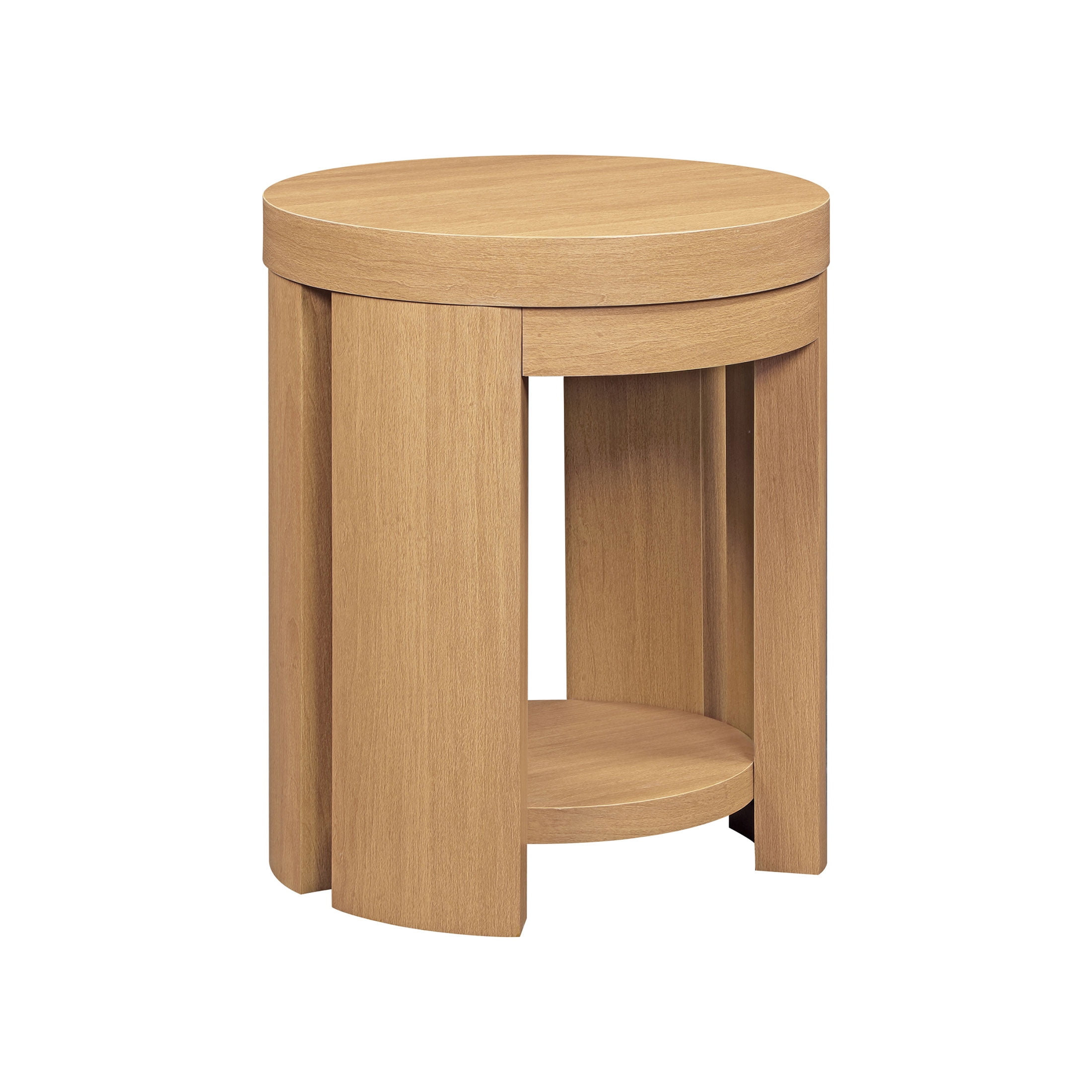 Beautiful Drew Side Table, Warm Honey finish
