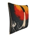 thumbnail image 2 of Fotbe Retro Space Rocket Launch Pattern Velvet Decorative Throw Pillow Covers with Elegant Piping, Soft Plush Cushion Cover for Sofa, Bed, Car, Office-20"x20", 2 of 8