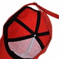thumbnail image 4 of WITHMOONS Baseball Cap NYC Lettering Simple Plain Ball Cap For Men Women New York City Cotton Hat CR1921 (Red), 4 of 4