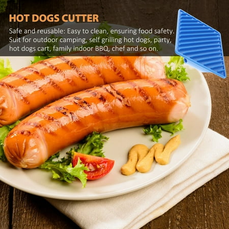 

Yuangui Hot Dog Cutter Tool for BBQ Camping Kitchen - Plastic Slicer