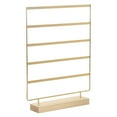thumbnail image 3 of Segolike 5 Tier Earring Display Stand Wooden Base Ornament Supplies Shop Hanging, 3 of 8