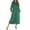 Green, variant on Robe for Women Soft Long Kimono Housecoat Full Zipper Women's Sleepwear,Navy,S