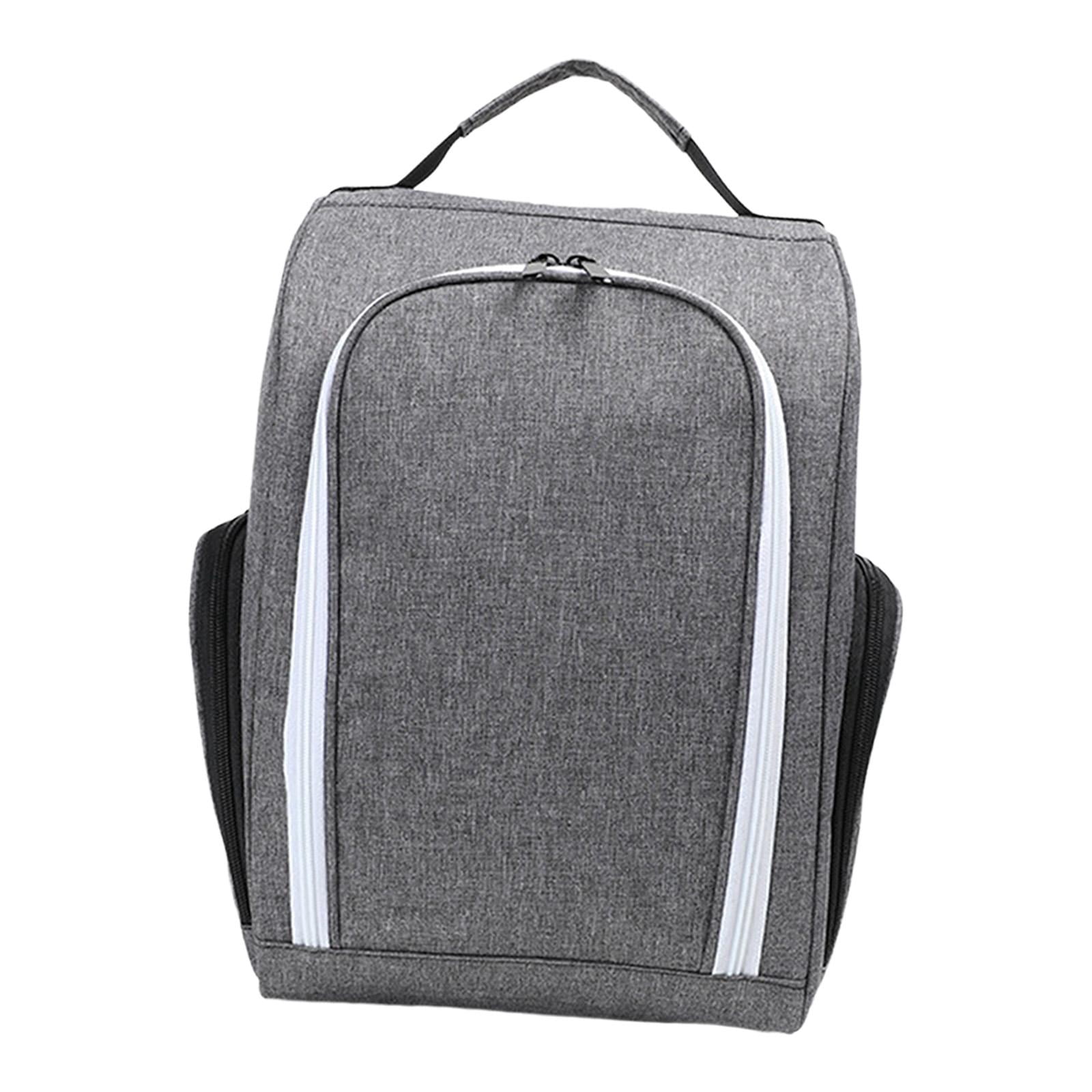 Golf Shoe Bag Lightweight Canvas Organizer with Ventilation Pocket for Golf Sports Men Women