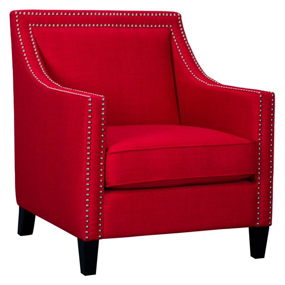 Picket House Furnishings Erica Chair with Chrome Nailhead Trim