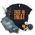 thumbnail image 3 of Trick or Treat Block Distressed - Women's Short Sleeve Graphic T-Shirt, 3 of 13