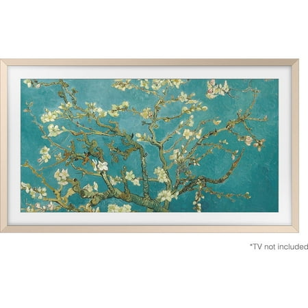 Samsung 75" The Frame TV Customizable Bezel, Magnetic, Quick and Easy Installation, VG-SCFC75SGMZA, 2023, Sand Gold Metal -