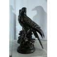 thumbnail image 4 of Pair of Aluminum Eagle Statues Majestic Bird Sculptures 20" x 12" x 14"H, 4 of 11