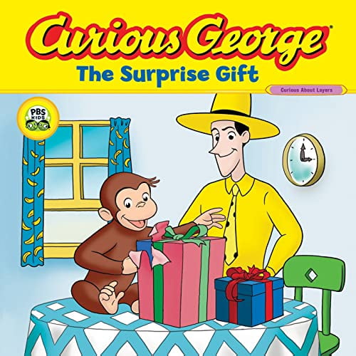Pre-Owned Curious George: The Surprise Gift (Curious George 8x8) Paperback