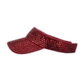 thumbnail image 3 of GDREDA Quick-Dry Cap for Running and Jogging Fashion Women Leopard Print Sun Protection Topless Baseball Visor Cap，Red, 3 of 4