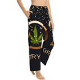 thumbnail image 6 of Salouo 2025 And Merry Christmas Print Women's Pajama Pants Casual Loose Sweatpants PJs Flowy Pants Drawstring Palazzo for Women Wide Leg Pants Lounge Pajama -Medium, 6 of 8