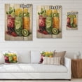 thumbnail image 4 of Designart "Pop Art Refreshment Vibrant Smoothies II" Food & Beverage Print on Natural Pine Wood, 4 of 5
