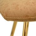 thumbnail image 6 of LeisureMod Markley Modern Leather Dining Chair With Gold Legs Set of 4, 6 of 8