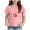 Tshirts-Pink, variant on kpoplk Girls Short Sleeve T-Shirts Cute Graphic Tees Tops Summer Basic Tshirts Teen Kids Loose Fit(Orange,1-2 Y)