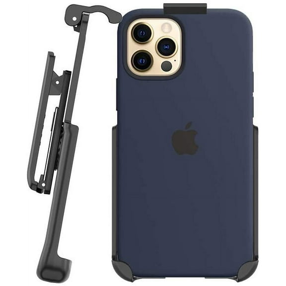 BELTRON Belt Clip Holster Compatible with Apple Silicone Case for iPhone 12 Pro Max with MagSafe - Features: Built in Kickstand Holster Only, Case is NOT Included
