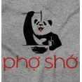 thumbnail image 2 of Funny Food Noodle Pun Pho Sho Panda Hoodie Sweatshirt Women Men Brisco Brands S, 2 of 6