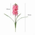 thumbnail image 6 of 16.5 inch Artificial Hyacinth Flower Bouquet, Hyacinth Flowers Fake Flower with Stem Faux Hyacinth Flowers for Home Office Wedding Decoration,2pcs, 6 of 6