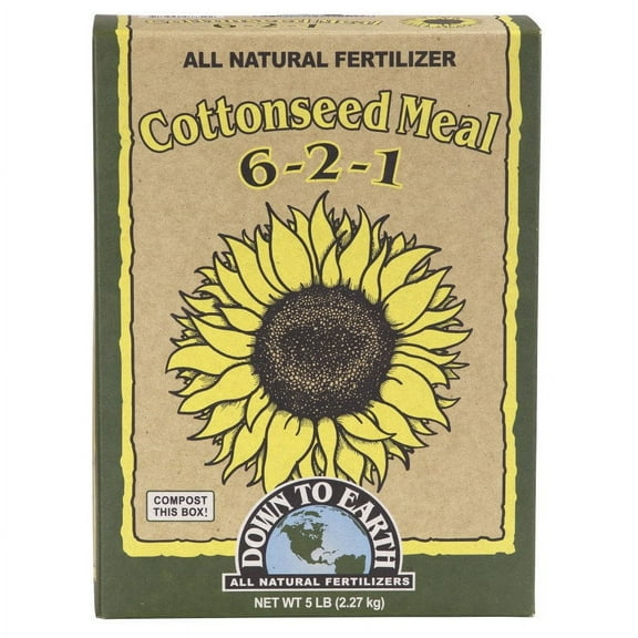 Down To Earth All Natural Fertilizers Cottonseed Meal 6-2-1, 5 lb Box