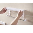 thumbnail image 3 of Toallero montado en la pared, colgador de uñas gratuito, organizador, accesorio de baño para el hogar, 3 of 5