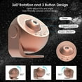 thumbnail image 3 of SHIBA-Star Projector Ultra Clear Galaxy Night Light with 4K Replaceable 12 Galaxy Discs 360 Degree Rotation Real Sky Light Birthday Valentines Gift Decoration Night Light, 3 of 4
