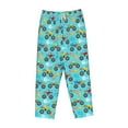 thumbnail image 4 of Qekee Cartoon Monster Truck print Women Pajama Pants, 4 of 9