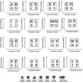 thumbnail image 3 of 1pc Alphabet Number Stainless Steel Stencil Template Symbol Metal Journal Stencils Templates Tool, 3 of 9