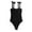 Black-01, variant on DISKEBUISS Womens One Pieces Swimsuit Tummy Control High Waisted Ruched Swim Suit Swimwear Slimming Bathing Suit
