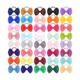 thumbnail image 2 of 40X Tie Bow Head Pendent Decal Multicolored Fine Workmanship Exquisite Polyester Long-lasting Exquisite Hair Supplies Attractive Outdoor Party Ribbon Bows, 2 of 8