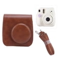 thumbnail image 4 of Funda De Piel Sintética Para Cámara, A Prueba De Golpes, A Prueba De Polvo, Mini Funda Protectora Para Cámara, Portátil, Antidesgaste, Duradera Con Correa Ajustable Para El ANGGREK Fotografía, 4 of 8