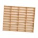 thumbnail image 2 of Estante expositor para coches a escala 1/64, vitrina para coches, ruedas, coleccionables, vitrina de madera 40 cuadrículas, 2 of 9