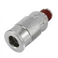 thumbnail image 4 of 42 Pieces 1/4 Inch Npt Quick Connect Air Coupler and Plug Kit for Air Compressor Accessories Fittings,42 x connector,Silver & red, 4 of 8