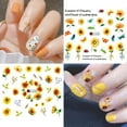 thumbnail image 2 of Pegatinas de girasol para uñas yuxing 12 hojas Calcomanías de agua, 2 of 5