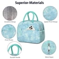 thumbnail image 4 of Reusable Starfish Lnsulated Lunch Bag for Women & Men-Leakproof Water-Resistant Cooler Tote,Large Capacity(10.6x8.7x6.3in)for Work,Office,Travel,Picnic,Beach., 4 of 7