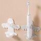 thumbnail image 2 of Soporte para cepillo de dientes eléctrico, 4 paquetes Soporte para cepillo de dientes eléctrico adhesivo fuerte Organizador de suspensión montado en la pared para baño blanco, gris 4 piezas, 2 of 5