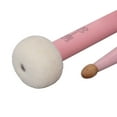 thumbnail image 3 of Juego de accesorios para instrumentos antideslizantes con mango de madera y cabeza de fieltro, mazo de tambor, 2 uds., 3 of 8