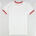 thumbnail image 2 of Gildan Mens 2-Tone Basic T-Shirt, White, Medium, 2 of 2