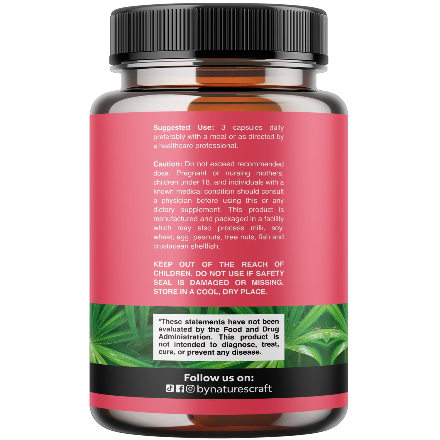 Saw Palmetto for Women 500mg – Hair & Hormone Support DHT Blocker, 90 Capsules
