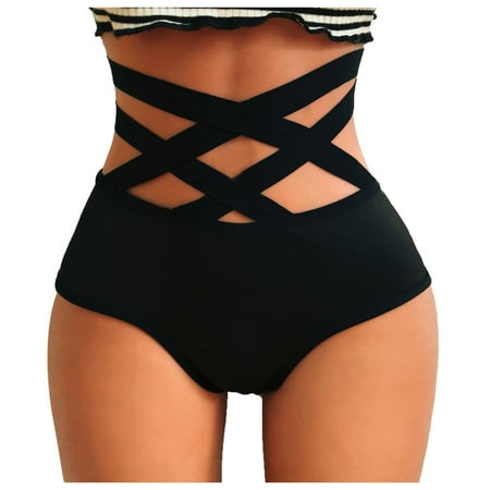Yuhangmm Women Lingerie Strappy Briefs Underwear Panties String Thongs Suspender Stockings for Women Lingerie