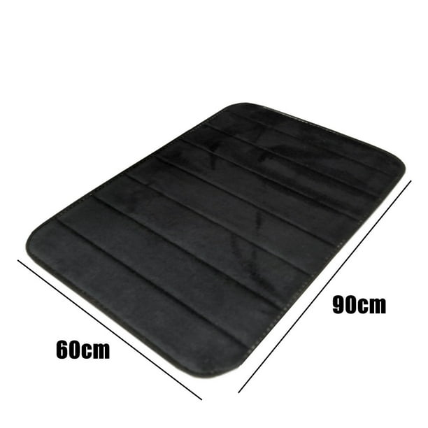 Fiudx Alfombrilla de Baño de Espuma Viscoelástica, Diseño Suave y Absorbente, Base Antideslizante, Lavable a Máquina, Decoración para Baño y Dormitorio, Cómoda Alfombra de Ducha, Secado Rápido, 45 X