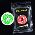 thumbnail image 3 of QualitChoice RISK Professional Rustproof Headset Cover Waterproof Exquisite Wear-resistant 28.6mm Front Fork Cycling Headset Accessories Green Cyclone 1Set, 3 of 6