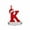 K, variant on Luoshdecor Christmas Tree Letter Ornaments 2025,26 Initial Xmas Green Decoration ,Xmas Gift Hanging Pendant for Home Party 3.15in (L)