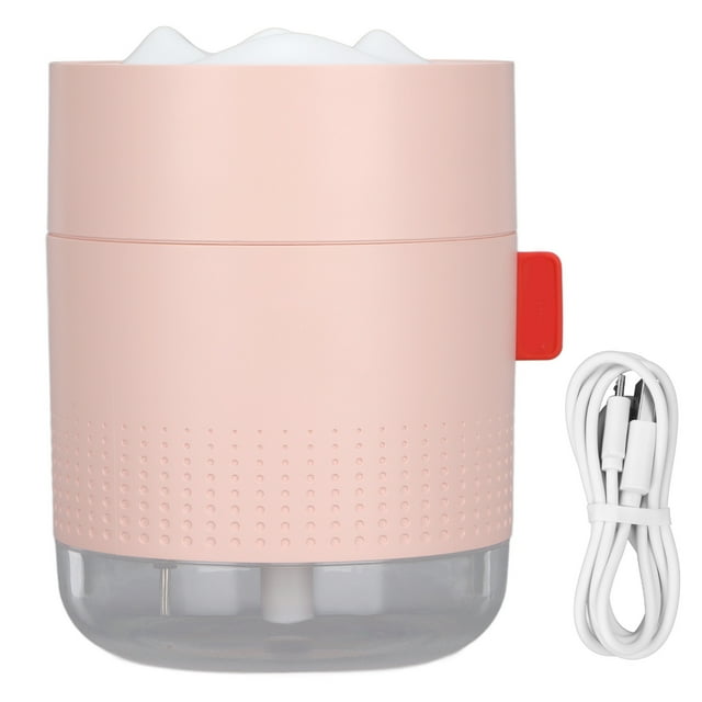 Mini Humidificador ANGGREK Snow Mountain 500 ml USB Apagado Automático Función de Luz Nocturna
