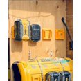 thumbnail image 4 of facai-Caddy / Support de Batterie Compatible avec Batterie Dewalt 20v max & Batterie Flexvolt 60V / Parfait pour Organisateur de Garage, Boîte à Outils, Banc de Travail / (Lot de 2), 4 of 4