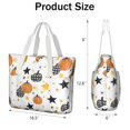 thumbnail image 3 of Tote Bag for Women - Autumn Halloween Pumpkins Pattern Shoulder Bag - Large Utility Work Duffle Bag with Zipper Handbag for Travel, Work, Sprots, 3 of 5