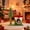 Multicolor-30'', variant on PERIMIDOME 55” Large Cat Tree Tower for Indoor Cats, Multi-Level Cat Furniture with Condo, Hammock & Scratching Posts, Christmas Edition